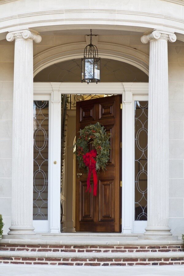 Choose seasonal door decor that really speaks to you and celebrates the season. 