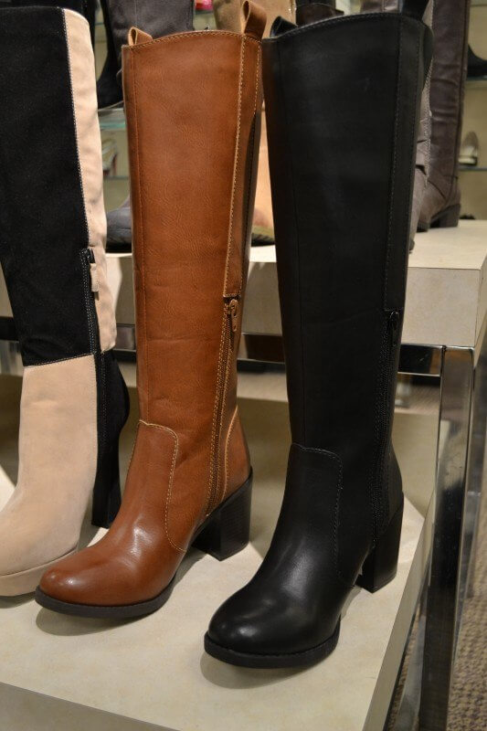 jcpenney black knee high boots