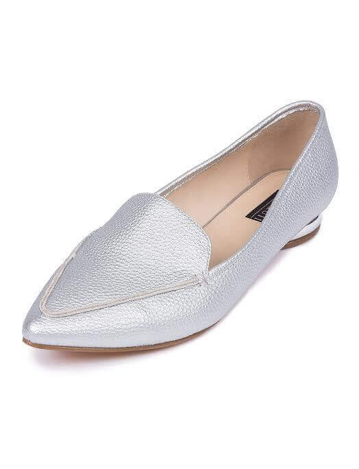 A loafer or ballet flat in your favorite neutral shade is a must in every woman's closet. Image: Eloquii