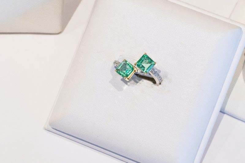 Emerald ring at Hollie Winter Fine Jewelry