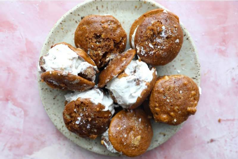 Laura Lea's dessert — Peanut butter macadamia nut cookie