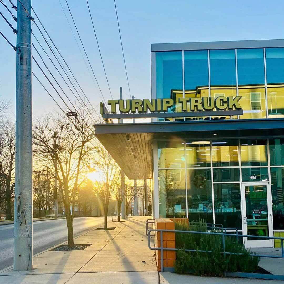 The exterior of the Turnip Truck in East Nashville